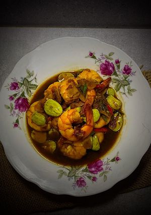 Foto resep Udang Pete Masak Kecap