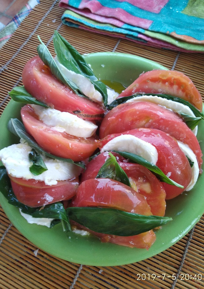 Una foto de Ensalada Caprese