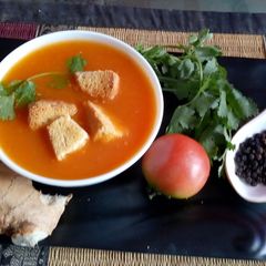 A picture of Tomato soup.