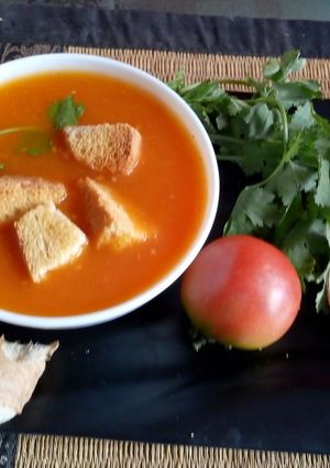 A picture of Tomato soup.