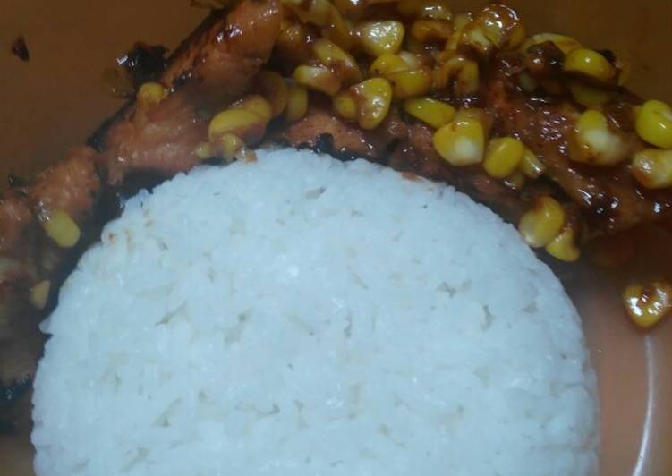 Bagaimana Membuat Ayam bakar tabur jagung yang Enak Banget