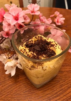 Narancsos grízpuding, étcsokival a tetején 🍊🍫🍮 recept fotója