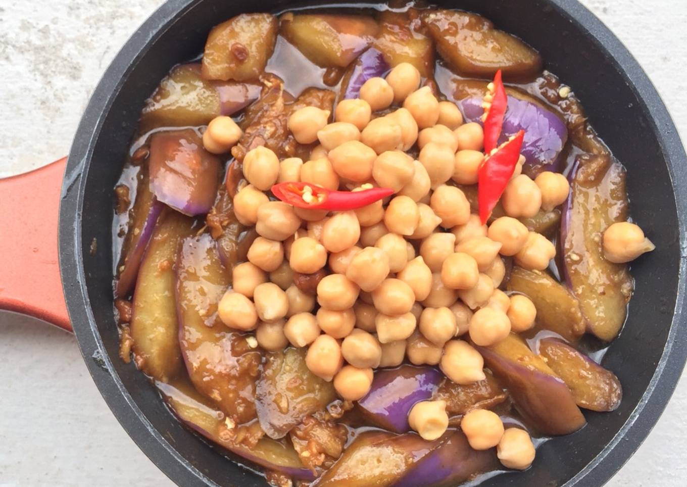Deep Fried Eggplant With Ginger Sauce