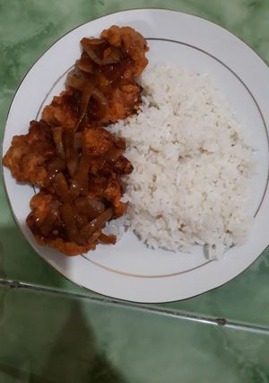 Foto resep Ayam krispi saos teriyaki