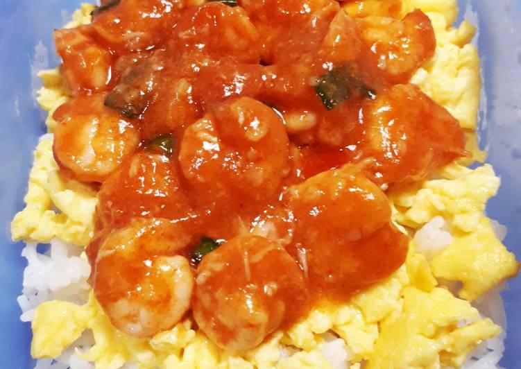 Garlic Tomato Shrimp Rice