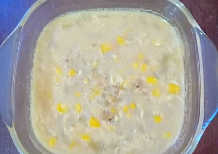 Recipe: Delicious Sup krim jagung manis