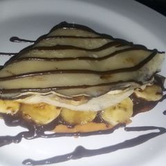 Crepes with banana A picture of Crepes with banana.