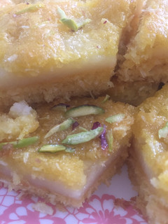 عکسی از دستور بسبوسه كرمدار (شيرينی عربی)