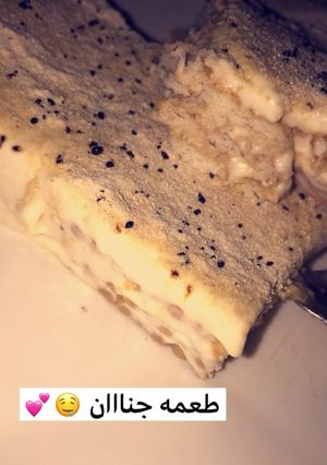 صورة لوصفة حلى اللاتيه ابداع ام راكان 🤤♥️