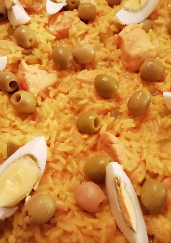 Una foto de Arroz con pollo