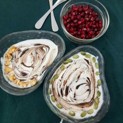 A picture of Chocolate yogurt.