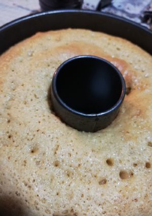 Una foto de Queque esponjoso sin materia grasa🍩🍊🍋