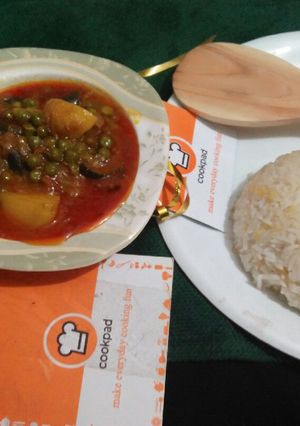 A picture of Mix Sabzi And Rice.