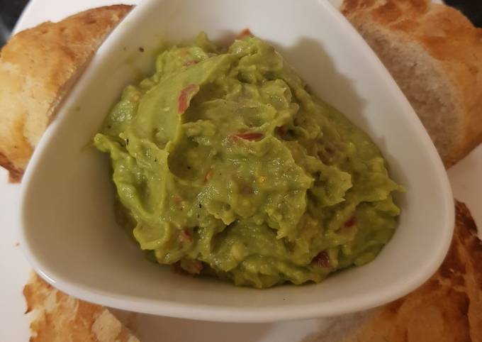 My Guacamole Dip. With some crusty Tiger Bread 😊