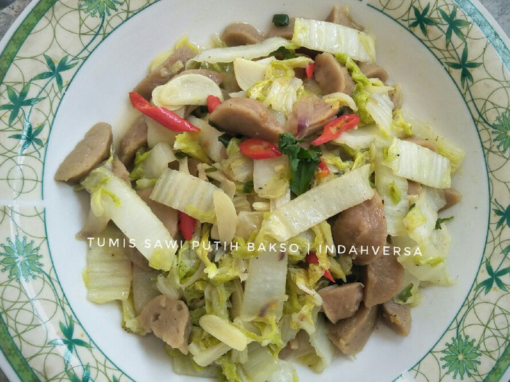 Bagaimana Membuat Tumis Sawi Putih Bakso yang Bikin Ngiler