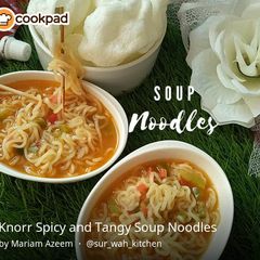 A picture of Knorr Spicy and Tangy Soup Instant Noodles.