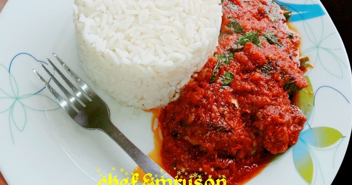 Rice And Tomato Stew Recipe by Emryson's Kitchen - Cookpad