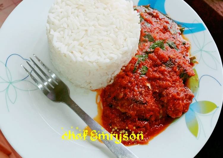 Easiest Way to Make Recipe of Rice and tomato stew