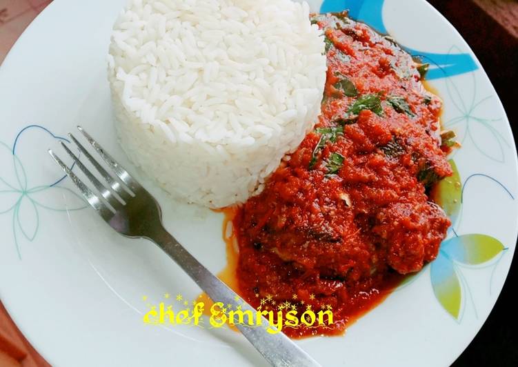 How To Make  Rice and tomato stew