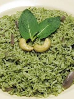 புதினா புலாவ் (Mint pulav) செய்முறை முக்கிய புகைப்படம்