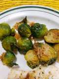 Colecitas de Bruselas a la parmesana