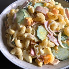 Curry Flavoured Pasta Salad A picture of Curry Flavoured Pasta Salad.
