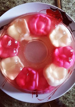 Foto resep Puding kaca mawar #merahputih 🇮🇩🇮🇩
