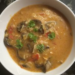 A picture of Wicked Thai chicken soup.