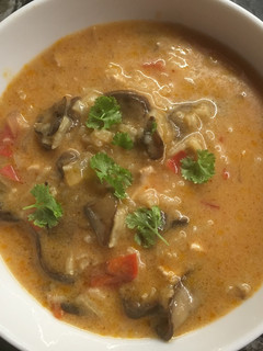 A picture of Wicked Thai chicken soup.