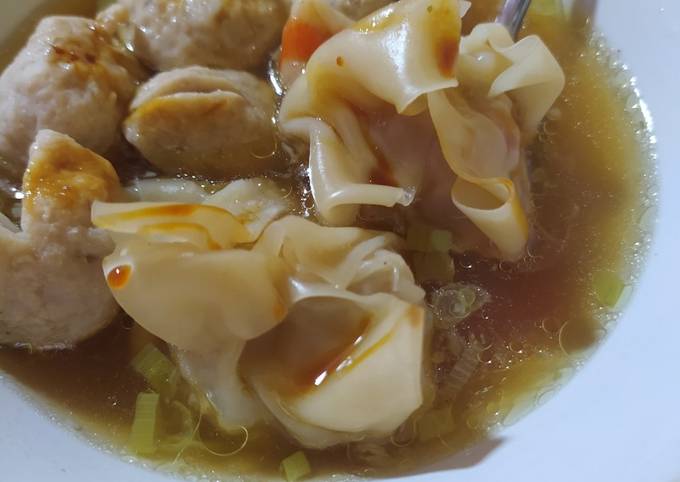 Resep Pangsit Kukus Isi Ayam Oleh Ika Putri Cookpad