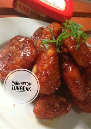 Foto resep Yangnyeom Tongdak (ayam goreng korea)