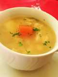 Chicken Broth with Angel Hair Pasta