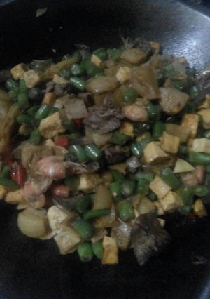 Foto resep Tongseng tahu buncis pedas