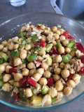 Ensalada veraniega de garbanzos