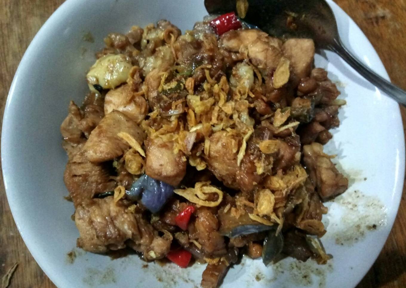 Ayam rica-rica teriyaki