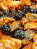 Straccetti di pollo con olive nere