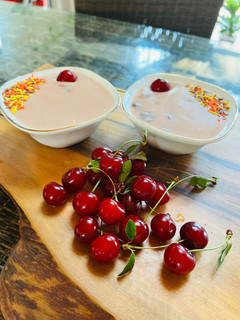 عکسی از دستور 🍒دسر مربا آلبالو🍒