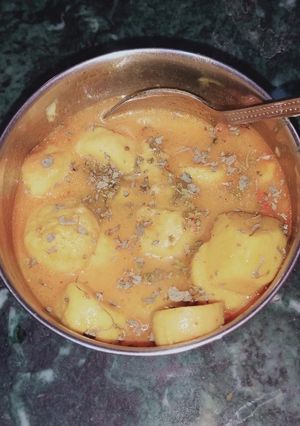 रसेदार अरबी की सब्जी(rasedar arbi ki sabzi recipe in hindi) रेसिपी मुख्य फोटो
