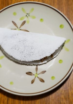Foto de Tapioca fit de banana com pasta de amendoim