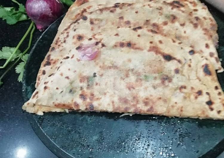 Potato Onion Paratha