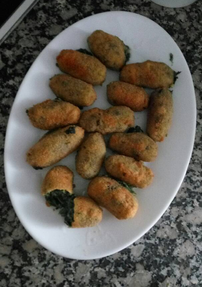 Una foto de Croquetas de espinacas