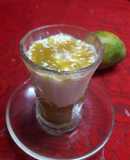 Mango layer curd lassi