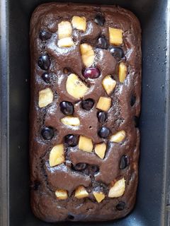 Una foto de Bizcocho de yogurt con algarroba