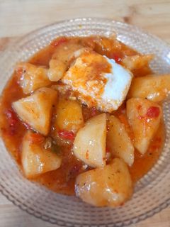 Una foto de Guiso de bacalao con patatas