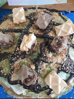 Foto resep Cake crepes pandan keju