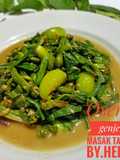 Oseng genjer masak tauco