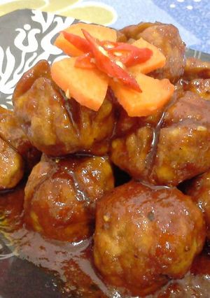 Foto resep Bakso goreng manis pedas