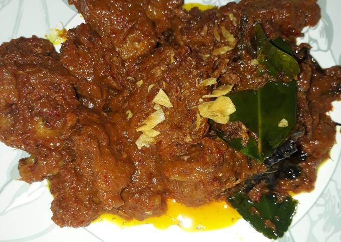 Resep: Rendang Daging Simple Kekinian