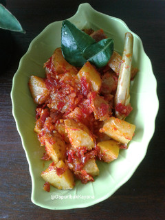 Foto resep 311. Sambal Kentang Tanpa Dikupas