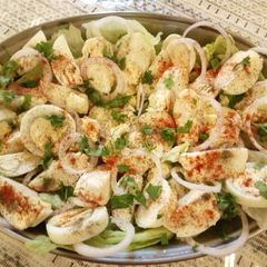 A picture of #SaladcontestBoiled Egg Salad.